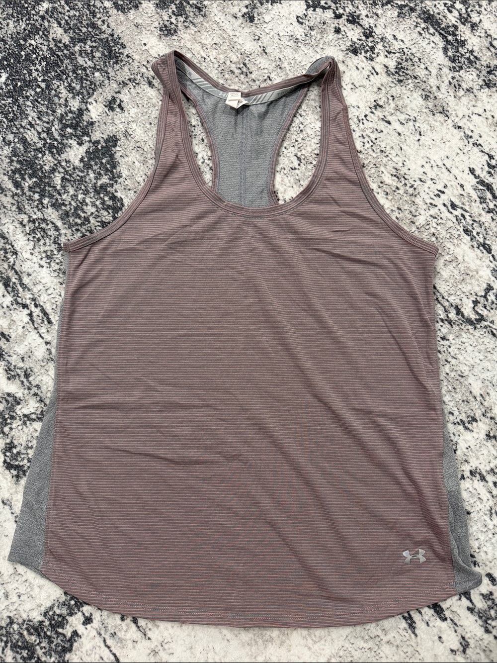 Under Armour Women's Mauve-Pink Athletic Racerback Tank